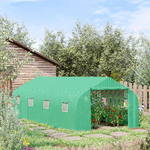 Outsunny-Serra-da-Giardino-a-Tunnel-6x3x2m-con-Tetto-Spiovente-in-PE-Verde