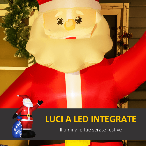 Outsunny--Babbo-Natale-Gonfiabile-con-Luci-LED-Bianche-e-Gonfiatore-Incluso-146x77x238-cm