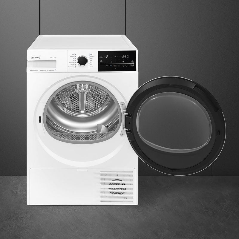 Smeg-DNP93SL-asciugatrice-Libera-installazione-Caricamento-frontale-9-kg-A----Bianco