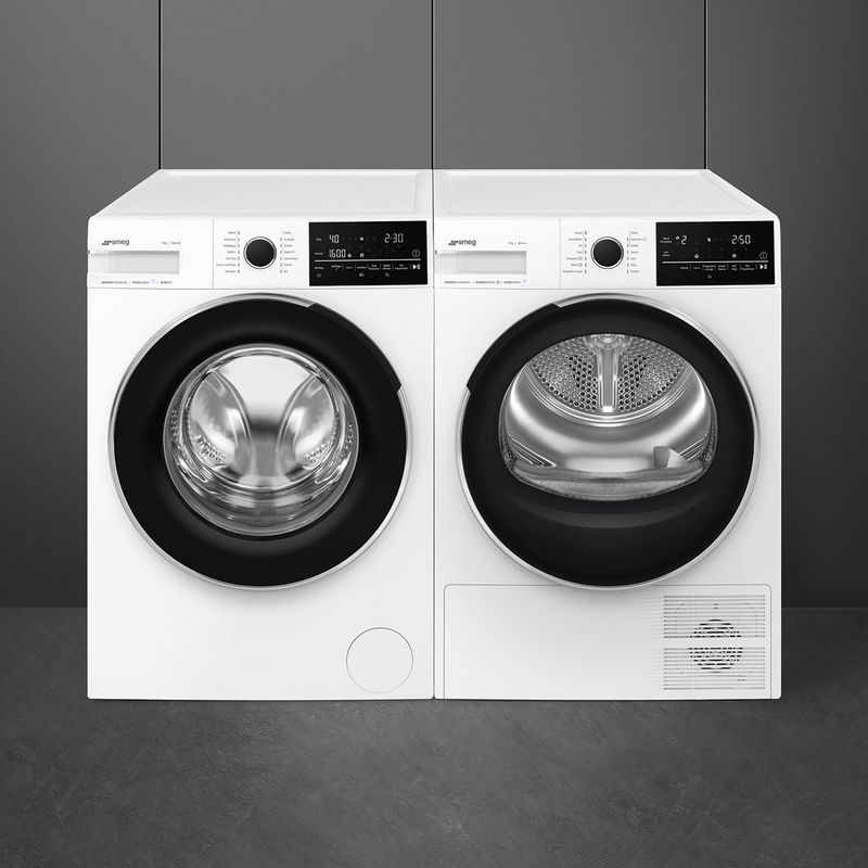 Smeg-DNP93SL-asciugatrice-Libera-installazione-Caricamento-frontale-9-kg-A----Bianco