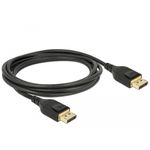 Leifheit DeLOCK 85660 cavo DisplayPort 2 m Nero