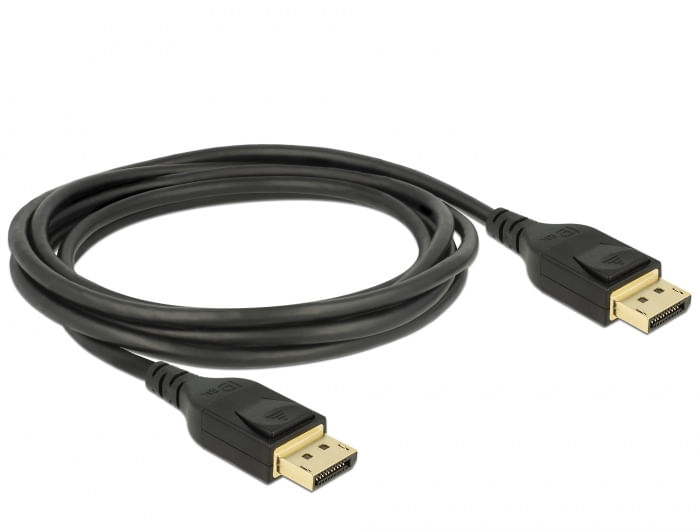 Leifheit DeLOCK 85660 cavo DisplayPort 2 m Nero