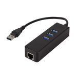 LogiLink UA0173A replicatore di porte e docking station per laptop USB 3.2 Gen 1 (3.1 Gen 1) Type-A Nero