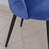 HOMCOM-Set-2-Sedie-Sala-da-Pranzo-e-Soggiorno-Imbottite-Design-Nordico-ed-Ergonomico-in-Metallo-e-Velluto-Blu-52x54x79-cm