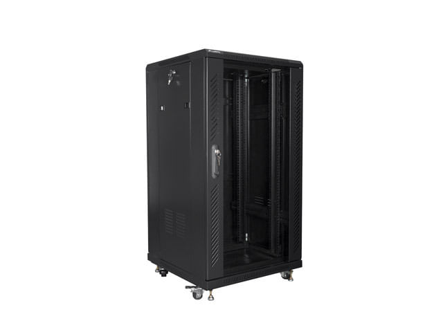 rack-FF01-6622-12B-22U-19-pollici-1160-mm-600-mm-600-mm-rack-vetro-800-kg-nero