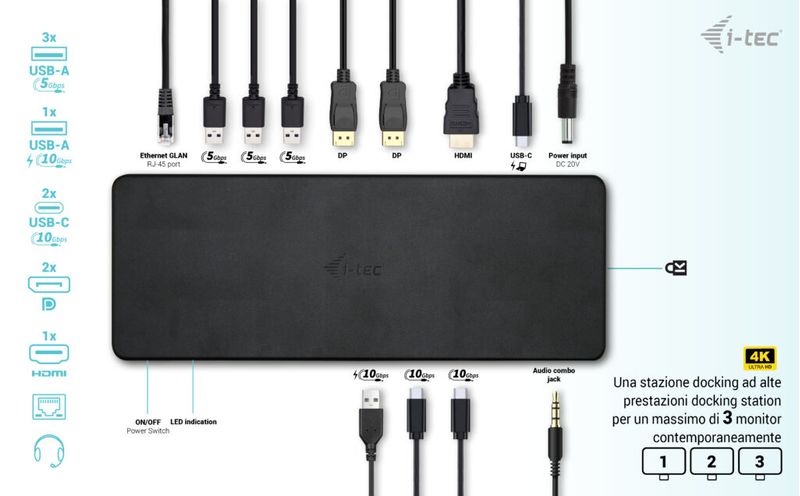 I-TEC-USB-C-3X-4K-LCD-GEN2-PRO