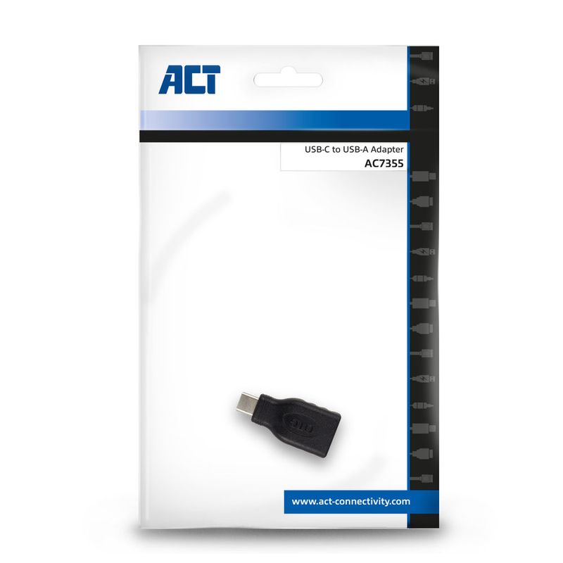 Modulo-ACT-AC7355-per-cavo-USB-A-USB-C-Nero