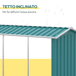 Outsunny-Legnaia-con-Struttura-in-Acciaio-Galvanizzato-e-Base-rialzata-240x-86x160cm-Verde