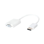 LogiLink CV0059B cavo e adattatore video VGA (D-Sub) DisplayPort Bianco