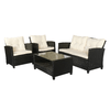Outsunny-Set-Mobili-da-Giardino-4-Pezzi-in-Rattan-PE-e-Tavolino-Divano-e-Poltrone-Imbottiti-Nero-e-Beige-124x68x76cm