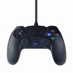 Gembird JPD-PS4U-01 periferica di gioco Nero USB Gamepad Analogico PC, PlayStation 4