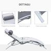 Outsunny-Sdraio-da-Giardino-Reclinabile-su-5-Livelli-con-Cuscino-Rimovibile-Alluminio-e-Texteline-170x64x82cm-Grigio-Chiaro