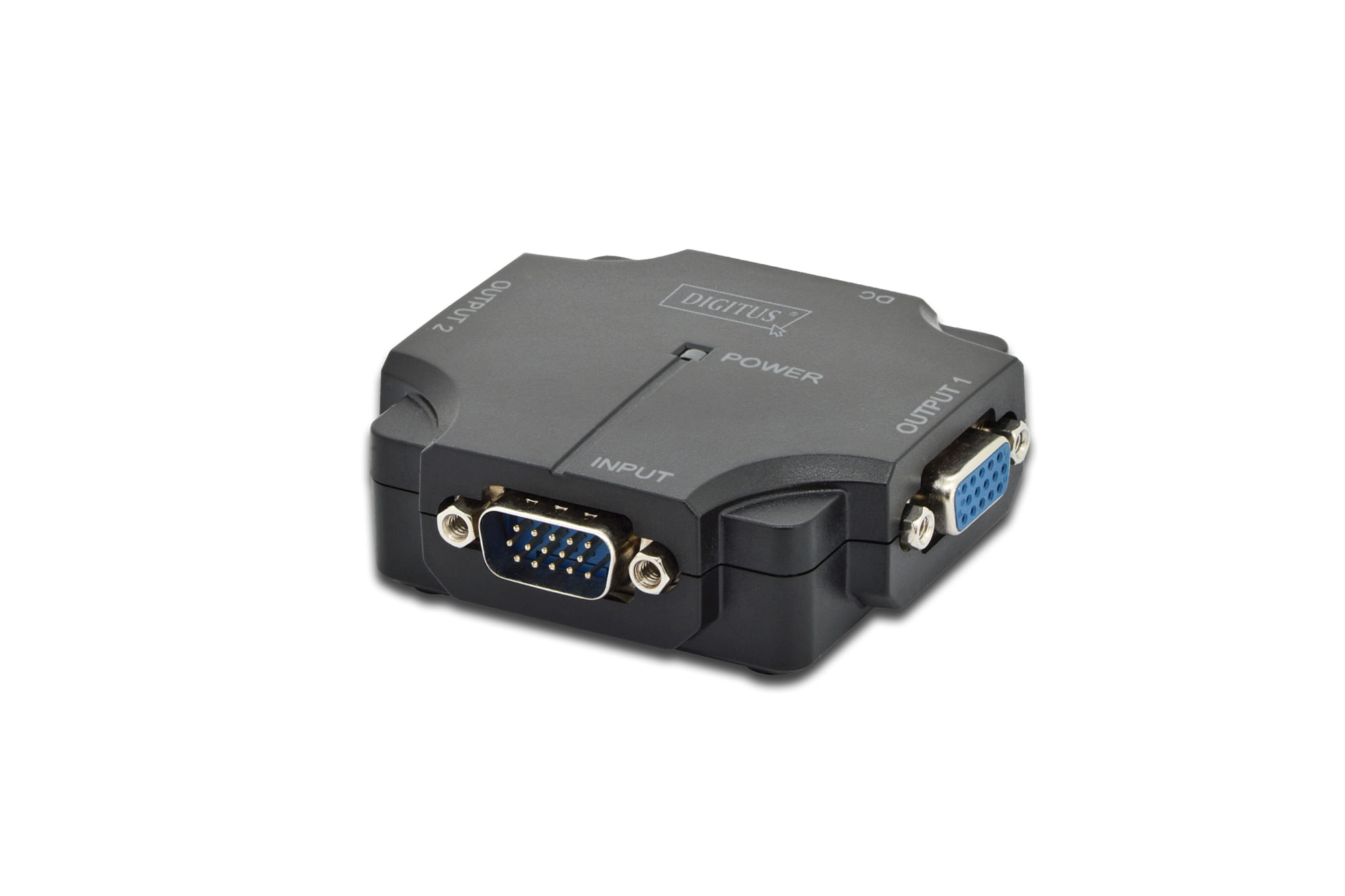 DIGITUS VIDEO SPLITTER COMPATTO PER 2 MONITOR VGA