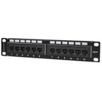 Intellinet 720748 pezzo di pannello 1U (CAT6 PATCH PANEL 10IN 12-PORT- - UTP 1U UNSHIELDED)