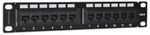 Intellinet-720748-pezzo-di-pannello-1U--CAT6-PATCH-PANEL-10IN-12-PORT----UTP-1U-UNSHIELDED-