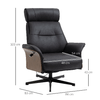 HOMCOM-Poltrona-Reclinabile-con-Poggiatesta-Regolabile-e-Seduta-Imbottita-in-Acciaio-e-Legno-84x83x103-cm