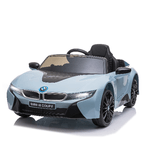 HOMCOM Macchinina Elettrica BMW per Bambini 3-8 anni con Telecomando Luci e Lettore MP3 Blu