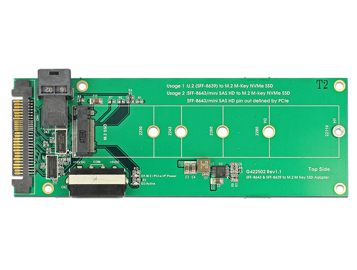 Delock-Convertitore-U.2-SFF-8639---SFF-8643-NVMe--1-x-chiave-M.2-M