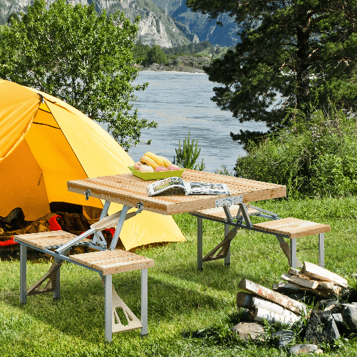 Outsunny-Tavolo-da-Campeggio-Pieghevole-a-Valigetta-con-Sedie-in-Legno-Tavolo-da-Picnic-Telaio-in-Alluminio-per-Esterno