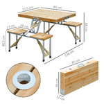 Outsunny-Tavolo-da-Campeggio-Pieghevole-a-Valigetta-con-Sedie-in-Legno-Tavolo-da-Picnic-Telaio-in-Alluminio-per-Esterno