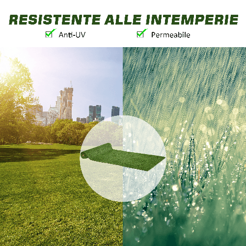 Outsunny-Tappeto-Erboso-Sintetico-4x1m-Erba-20mm-Finto-Prato-Verde-Atossico-Anti-UV-e-Drenante-per-Giardino-e-Cortile