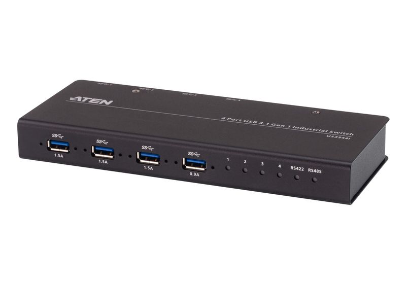 Aten-Switch-hub-industriale-USB-3.1-Gen-1-4-x-4