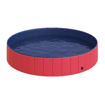 PawHut Piscina per Cani in Plastica Bordo Stabile per Animali Domestici 160 x 30 cm (ØxH)