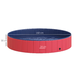 PawHut-Piscina-per-Cani-in-Plastica-Bordo-Stabile-per-Animali-Domestici-160-x-30-cm--ØxH-