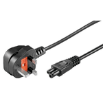 Microconnect PE090810 cavo di alimentazione Nero 1 m Accoppiatore C5 (Power Cord UK - C5 1m Black - Power UK Type G to C