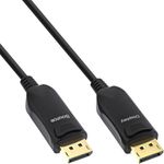 InLine DisplayPort 2.1 Cavo AOC, UHBR, nero 25m