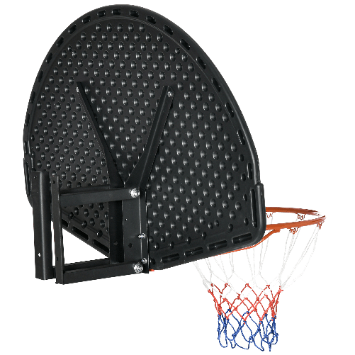 sportnow-Canestro-Basket-per-Bambini-e-Adulti-da-Indoor-e-Outdoor-in-Acciaio-e-PE-110x90x70-cm-Nero-e-Giallo