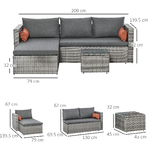 Outsunny-Mobili-da-Giardino-Set-3-Pezzi-in-Rattan-PE-con-2-Divani-e-Tavolino-da-Caffe-Grigio