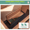 PawHut-Conigliera-in-Legno-a-2-Livelli-con-Ruote-Vassoio-Estraibile-e-Rampa-122x50x101cm