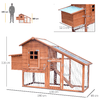 PawHut-Pollaio-in-Legno-con-Casetta-Nido-di-Cova-e-Area-Aperta-per-2-4-Galline-190x66x116cm-Arancione