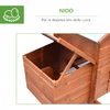 PawHut-Pollaio-in-Legno-con-Casetta-Nido-di-Cova-e-Area-Aperta-per-2-4-Galline-190x66x116cm-Arancione