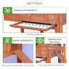 PawHut-Pollaio-in-Legno-con-Casetta-Nido-di-Cova-e-Area-Aperta-per-2-4-Galline-190x66x116cm-Arancione