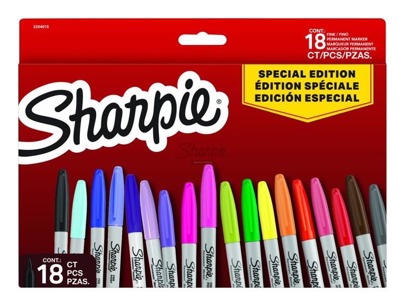 Sharpie-Pennarelli-indelebili-Special-Edition-Fine-18-pezzi