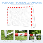 HOMCOM-Porta-da-Calcio-e-Calcetto-in-Plastica-PE-per-Adulti-e-Bambini-302x83x201cm-Bianca