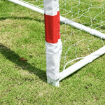 HOMCOM-Porta-da-Calcio-e-Calcetto-in-Plastica-PE-per-Adulti-e-Bambini-302x83x201cm-Bianca