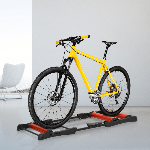 HOMCOM-Rullo-per-Bicicletta-Trainer-Pieghevole-e-Regolabile-Rosso