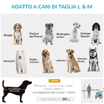 PawHut-Carrello-Trasporto-Cani-sotto-i-30kg-Rimorchio-Bici-per-Cani-con-Porta-Anteriore-e-Posteriore-Finestre-a-Rete-e-Tetto-Apribile-150x82x98-108cm