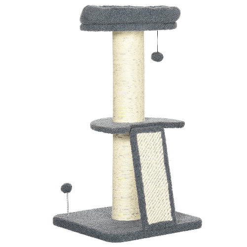 PawHut-Torre-per-Gatti-Tiragraffi-con-Palline-e-Posatoi-in-Truciolato-Sisal-e-Finto-Vello-d-Agnello-48x48x92-cm