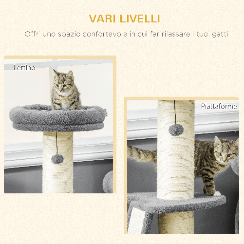 PawHut-Torre-per-Gatti-Tiragraffi-con-Palline-e-Posatoi-in-Truciolato-Sisal-e-Finto-Vello-d-Agnello-48x48x92-cm