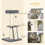 PawHut-Torre-per-Gatti-Tiragraffi-con-Palline-e-Posatoi-in-Truciolato-Sisal-e-Finto-Vello-d-Agnello-48x48x92-cm