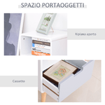 HOMCOM-Comodino-con-Cassetto-in-MDF-e-Legno-di-Pino-per-Camera-da-Letto-Soggiorno-e-Bagno-40x38x58-cm