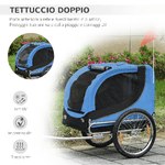 PawHut-Carrellino-Rimorchio-per-Cani-Animali-Domestici-da-Bicicletta-130-x-73-x-90cm-Azzurro-e-nero