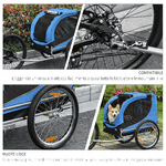 PawHut-Carrellino-Rimorchio-per-Cani-Animali-Domestici-da-Bicicletta-130-x-73-x-90cm-Azzurro-e-nero