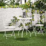 Outsunny-Set-da-Giardino-3-Pezzi-con-2-Sedie-Pieghevoli-e-1-Tavolino-a-Mosaico-Bianco