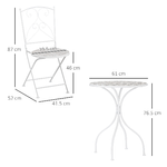 Outsunny-Set-da-Giardino-3-Pezzi-con-2-Sedie-Pieghevoli-e-1-Tavolino-a-Mosaico-Bianco