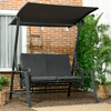 Outsunny-Dondolo-da-Giardino-2-Posti-in-Acciaio-con-Tettuccio-Inclinabile-e-Cuscini-148x129x172-cm